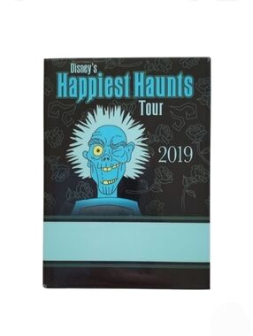 Disney Happiest Haunt Tour 2019 Disneyland Button Pin Name Badge Collectible
